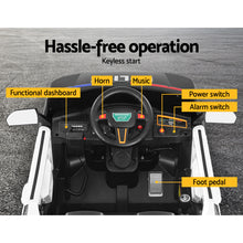 Load image into Gallery viewer, Electric Ride On Car Rigo Kids Patrol Police Ride On Cars Horn Music Remote Black