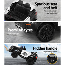 Load image into Gallery viewer, Electric Ride On Car Rigo Kids Patrol Police Ride On Cars Horn Music Remote Black