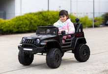 Load image into Gallery viewer, Jeep Inspired Remote Controlled Ride-on Electric Car (Black)