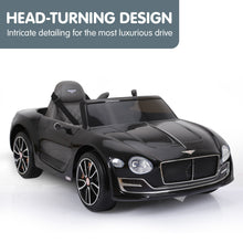 Load image into Gallery viewer, Kahuna Bentley Exp 12 Licensed Speed 6E Electric Kids Ride On Car Black