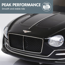 Load image into Gallery viewer, Kahuna Bentley Exp 12 Licensed Speed 6E Electric Kids Ride On Car Black