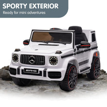 Load image into Gallery viewer, Kahuna Mercedes Benz AMG G63 Licensed Kids Ride On Electric Car Remote Control - White