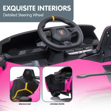 Load image into Gallery viewer, Kahuna Lamborghini Performante Kids Electric Ride On Car Remote Control by Kahuna - Pink