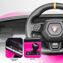 Load image into Gallery viewer, Kahuna Lamborghini Performante Kids Electric Ride On Car Remote Control by Kahuna - Pink