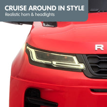 Load image into Gallery viewer, Kahuna Land Rover Licensed Kids Electric Ride On Car Remote Control - Red