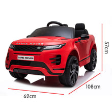 Load image into Gallery viewer, Kahuna Land Rover Licensed Kids Electric Ride On Car Remote Control - Red