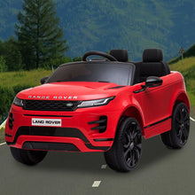 Load image into Gallery viewer, Kahuna Land Rover Licensed Kids Electric Ride On Car Remote Control - Red