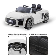 Load image into Gallery viewer, Kahuna R8 Spyder Audi Licensed Kids Electric Ride On Car Remote Control - White