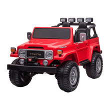 Load image into Gallery viewer, Kahuna Licensed Toyota FJ-40 Electric Kids Ride On Car by Kahuna - Red