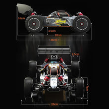 Load image into Gallery viewer, Black Electric 4wd Alloy Off-road Rc Car