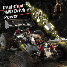 Load image into Gallery viewer, Black Electric 4wd Alloy Off-road Rc Car