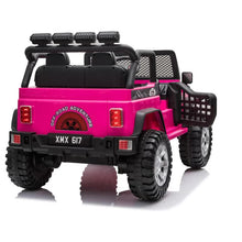 Load image into Gallery viewer, Jeep Off Road Inspired Ride On Car Kids Fairyland Adventure – Pink