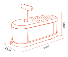 Load image into Gallery viewer, Beetle Quiet Ride Twist Car for Toddlers - Fun Wiggle Ride-On Toy