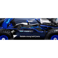 Load image into Gallery viewer, Rigo Kids Pedal Go Kart Ride On Toys Racing Car Rubber Tyre Blue
