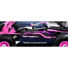 Load image into Gallery viewer, Rigo Kids Pedal Go Kart Ride On Toys Racing Car Rubber Tyre Pink
