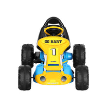 Load image into Gallery viewer, Rigo Kids Pedal Go Kart Ride On Toys Racing Car Plastic Tyre Blue
