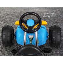 Load image into Gallery viewer, Rigo Kids Pedal Go Kart Ride On Toys Racing Car Plastic Tyre Blue
