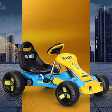 Load image into Gallery viewer, Rigo Kids Pedal Go Kart Ride On Toys Racing Car Plastic Tyre Blue
