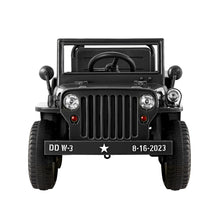 Load image into Gallery viewer, Rigo Kids Electric Ride On Car Jeep Military Off Road Toy Cars Remote 12V Black
