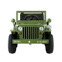Load image into Gallery viewer, Rigo Kids Electric Ride On Car Jeep Military Off Road Toy Cars Remote 12V Olive
