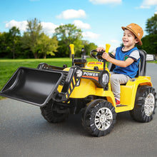 Load image into Gallery viewer, Rigo Kids Electric Ride On Car Bulldozer Digger Loader Remote 6V Yellow
