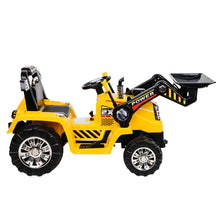 Load image into Gallery viewer, Rigo Kids Electric Ride On Car Bulldozer Digger Loader Remote 6V Yellow

