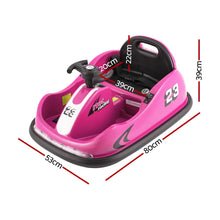Load image into Gallery viewer, Rigo Kids Ride On Car Bumper Kart 6V Electric Toys Cars Remote Control Pink
