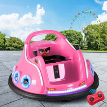 Load image into Gallery viewer, Kids Ride On Car Bumper Electric Ride On Cars Light Remote Angry Birds Sticker Pink
