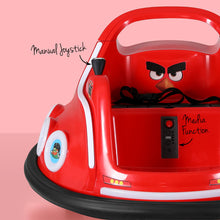 Load image into Gallery viewer, Kids Ride On Car Bumper Electric Ride On Cars Light Remote Angry Birds Sticker Red
