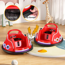 Load image into Gallery viewer, Kids Ride On Car Bumper Electric Ride On Cars Light Remote Angry Birds Sticker Red

