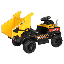 Load image into Gallery viewer, Rigo Kids Electric Ride On Car Dumptruck Loader Toy Cars 12V Yellow
