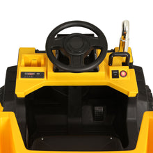 Load image into Gallery viewer, Rigo Kids Electric Ride On Car Dumptruck Loader Toy Cars 12V Yellow
