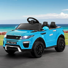Load image into Gallery viewer, Rigo Kids Electric Ride On Car SUV Range Rover-inspired Toy Cars Remote 12V Blue
