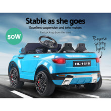 Load image into Gallery viewer, Rigo Kids Electric Ride On Car SUV Range Rover-inspired Toy Cars Remote 12V Blue
