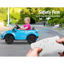 Load image into Gallery viewer, Rigo Kids Electric Ride On Car SUV Range Rover-inspired Toy Cars Remote 12V Blue

