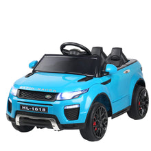 Load image into Gallery viewer, Rigo Kids Electric Ride On Car SUV Range Rover-inspired Toy Cars Remote 12V Blue
