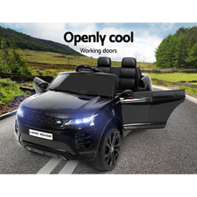 Load image into Gallery viewer, Kids Electric Ride On Car Land Rover Licensed Toy Cars Remote 12V Battery Black
