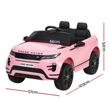 Load image into Gallery viewer, Kids Electric Ride On Car Land Rover Licensed Toy Cars Remote 12V Battery Pink
