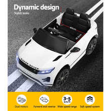 Load image into Gallery viewer, Kids Electric Ride On Car Land Rover Licensed Toy Cars Remote 12V Battery White
