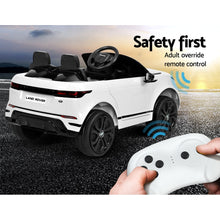 Load image into Gallery viewer, Kids Electric Ride On Car Land Rover Licensed Toy Cars Remote 12V Battery White
