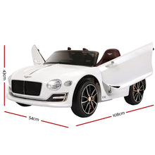 Load image into Gallery viewer, Kids Electric Ride On Car Bentley Licensed EXP12 Toy Cars Remote 12V White
