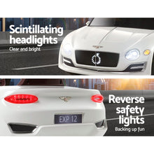 Load image into Gallery viewer, Kids Electric Ride On Car Bentley Licensed EXP12 Toy Cars Remote 12V White
