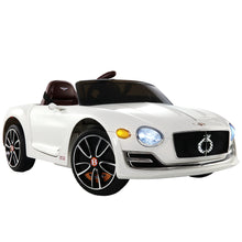 Load image into Gallery viewer, Kids Electric Ride On Car Bentley Licensed EXP12 Toy Cars Remote 12V White

