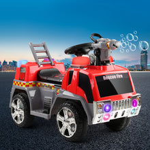 Load image into Gallery viewer, Rigo Kids Electric Ride On Car Fire Engine Fighting Truck Toy Cars 6V Red

