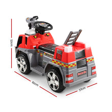 Load image into Gallery viewer, Rigo Kids Electric Ride On Car Fire Engine Fighting Truck Toy Cars 6V Red
