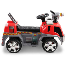 Load image into Gallery viewer, Rigo Kids Electric Ride On Car Fire Engine Fighting Truck Toy Cars 6V Red
