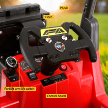 Load image into Gallery viewer, Rigo Kids Electric Ride On Car Forklift Loader Toys Cars Horn Remote 12V Red
