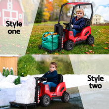 Load image into Gallery viewer, Rigo Kids Electric Ride On Car Forklift Loader Toys Cars Horn Remote 12V Red
