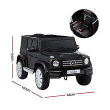Load image into Gallery viewer, Kids Ride On Car Licensed Mercedes-Benz G500 Electric Toys Horn Remote 12V Black
