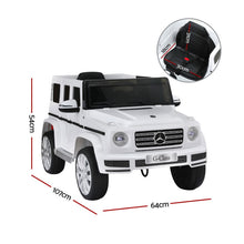 Load image into Gallery viewer, Kids Ride On Car Licensed G500 Electric Toys Horn Remote 12V White
